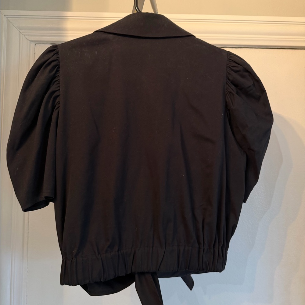 Ba&sh black tie front top - Picture 2 of 4